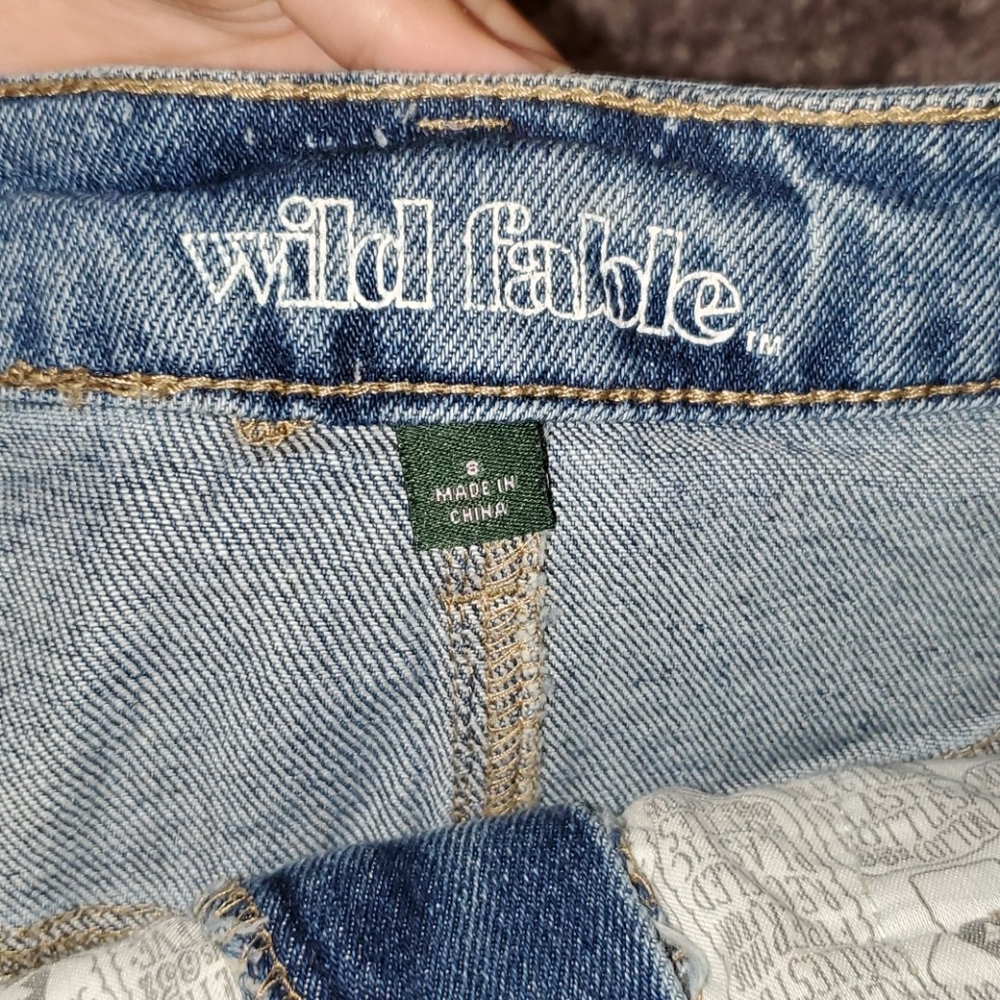 Wild Fable women's distressed skirt size 8 - Picture 3 of 14